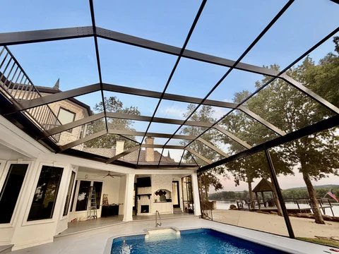 Mega View enclosures project photograph